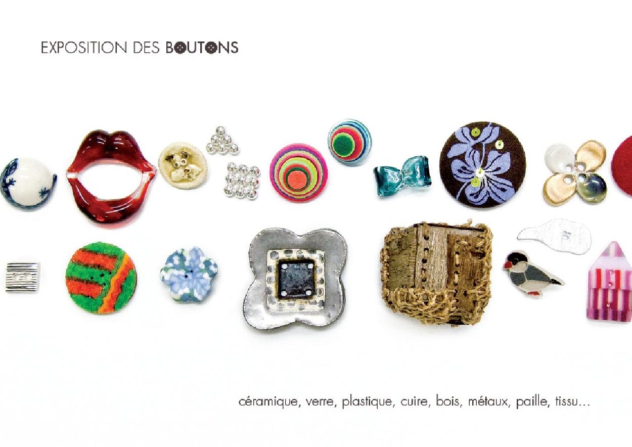 L’exposition des boutons, 50 Artistes de tout horizon., 5 septembre - 13 septembre 2012