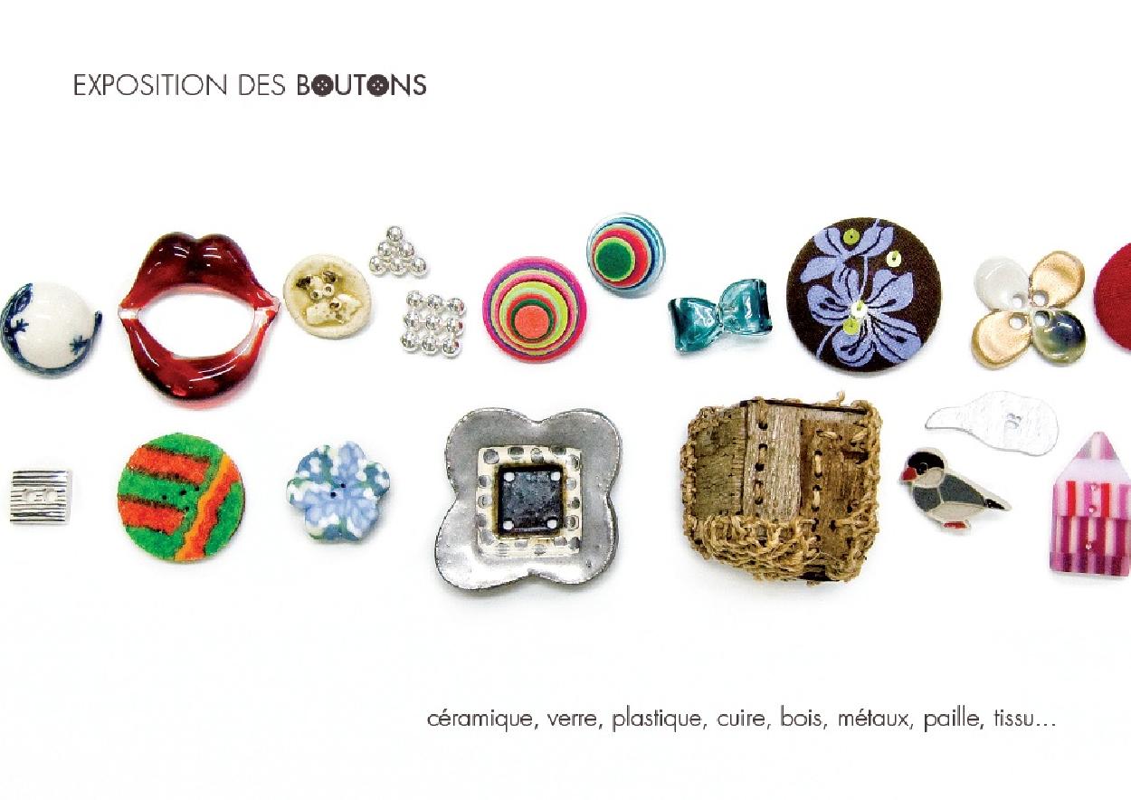 L’exposition des boutons, 50 Artistes de tout horizon., 5 september - 13 september 2012