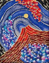 Yutaka Murakami, Le Mont Fuji, peintures japonaises
