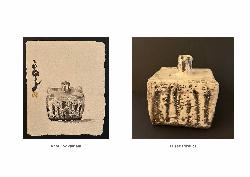 Ludique - 遊び心, Fusae Picollet / céramique 
Kaoru Sakamaki / peinture